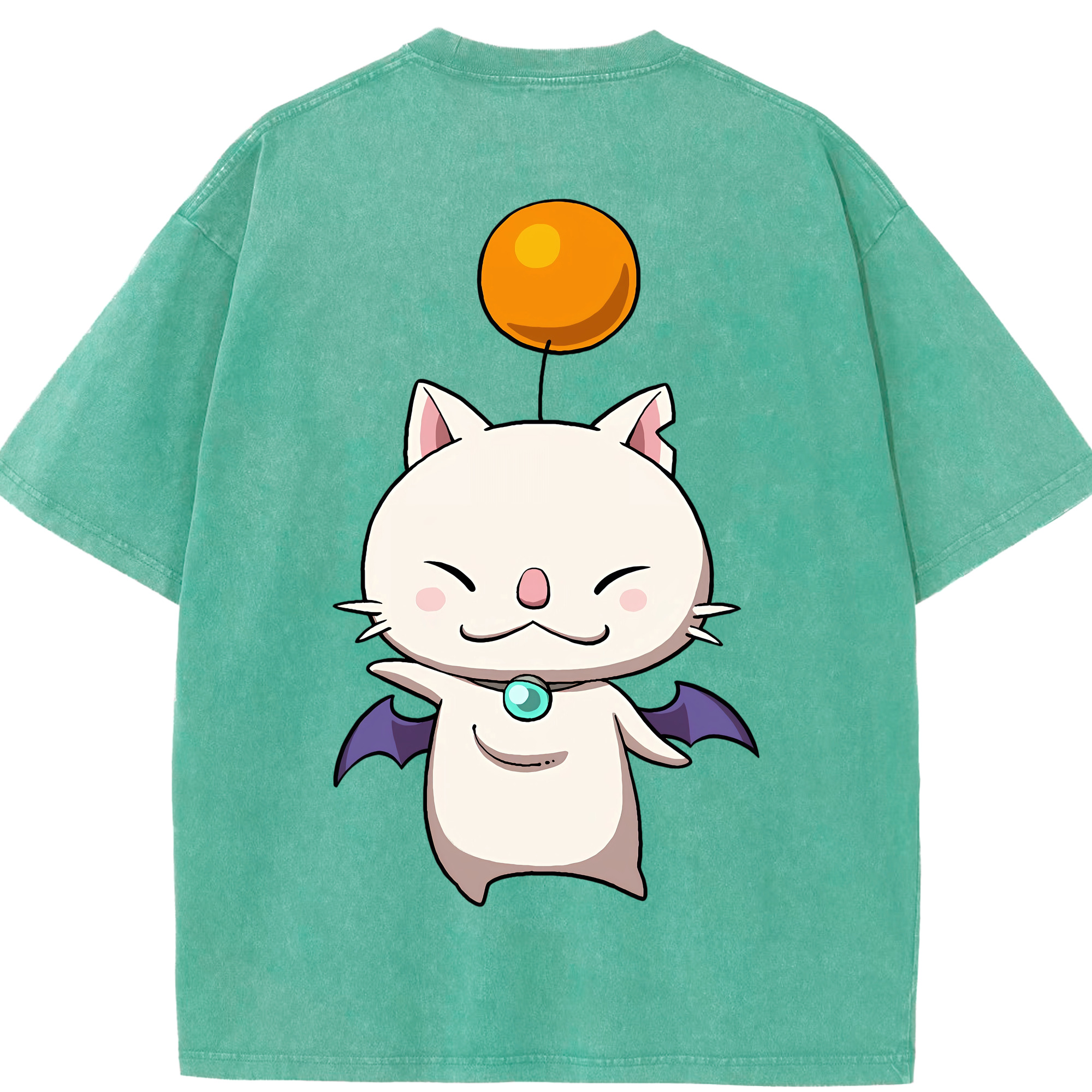 （画像用） 妖怪ウォッチ Yo-kai Watch 綿100% ヴィンテージ風 半袖Tシャツ（背面プリント）